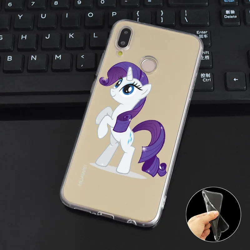 DREAMFOX L043 Fashion Rainbow Horse Soft TPU Silicone Case Cover For Huawei Honor 6A 6C 7X 9 10 P20 P30 Lite Pro P Smart 2019 |