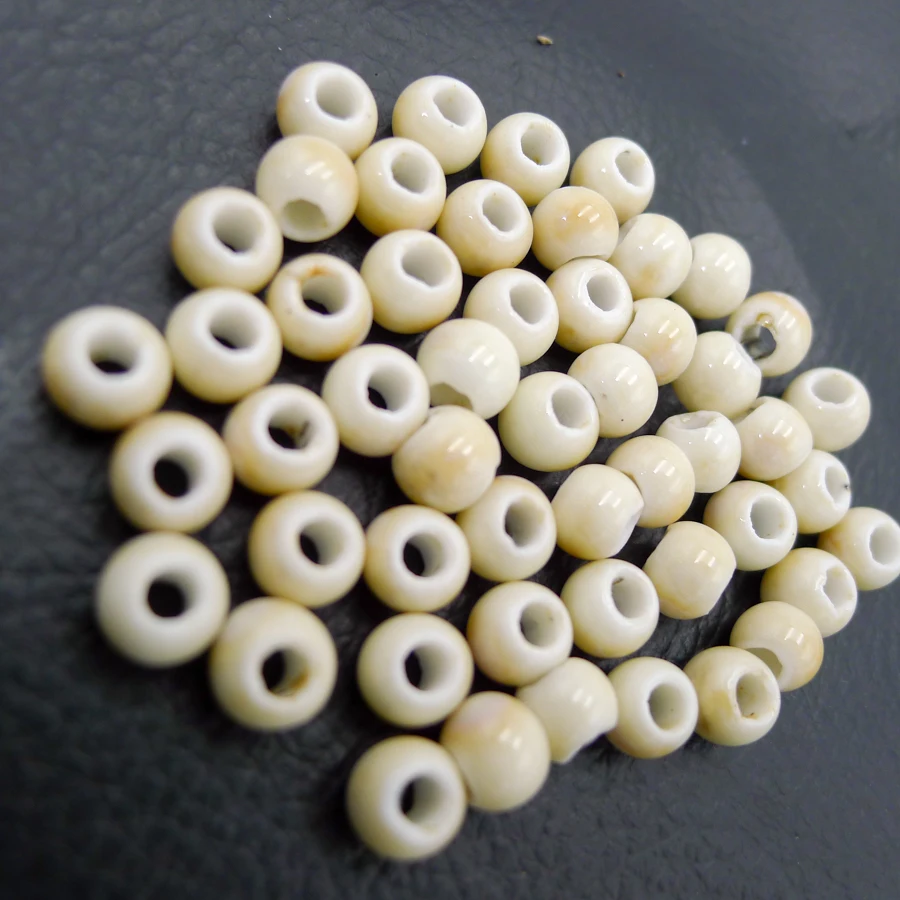 6 #100 шт Цзиндэчжэнь керамические бусины не стеклянные фарфоровые для