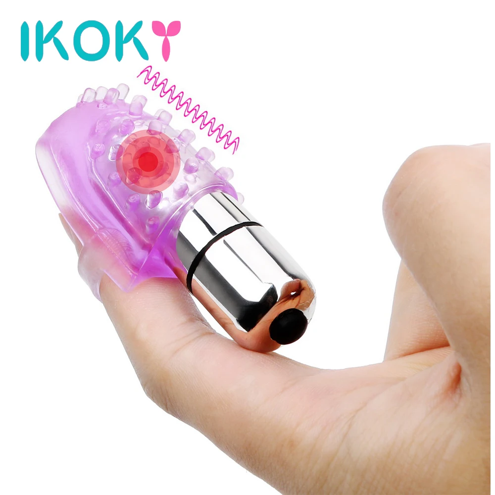 IKOKY интимные игрушки для женщин палец вибратор фаллоимитатор стимулятор клитора