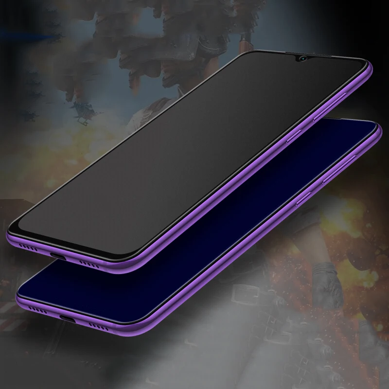Микроданные для Xiaomi Redmi Note 7 7pro полное покрытие против отпечатков пальцев матовое