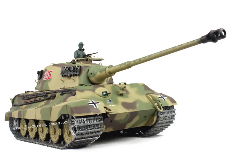 6 0 версия с инфракрасной системой боевого действия 1:16 немецкий Кинг Тигр Henschel RC