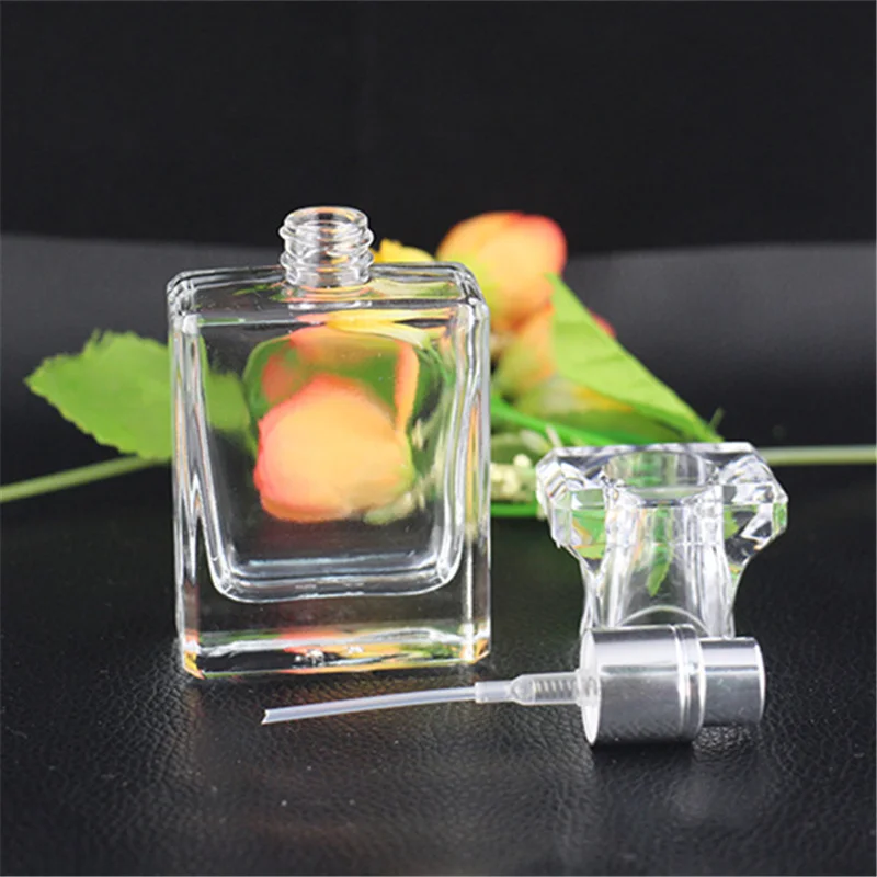 

wholesale 30ml Glass Empty Perfume Bottles Crystal Atomizer Spray Refillable Bottle Sprayer Scent Case Travel Size Portable