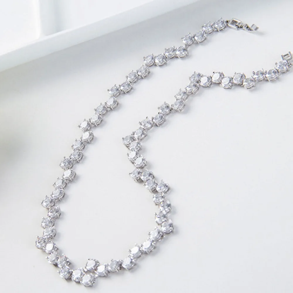 LUOTEEMI Новые Топы модные роскошные сверкающие AAA кубический цирконий теннис