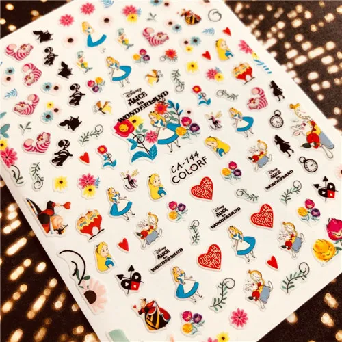 Серия one piece мультфильм-70 стикеры 3D на ногти nail Art Наклейка шаблон diy Инструменты для ногтей украшения - Цвет: CA-144