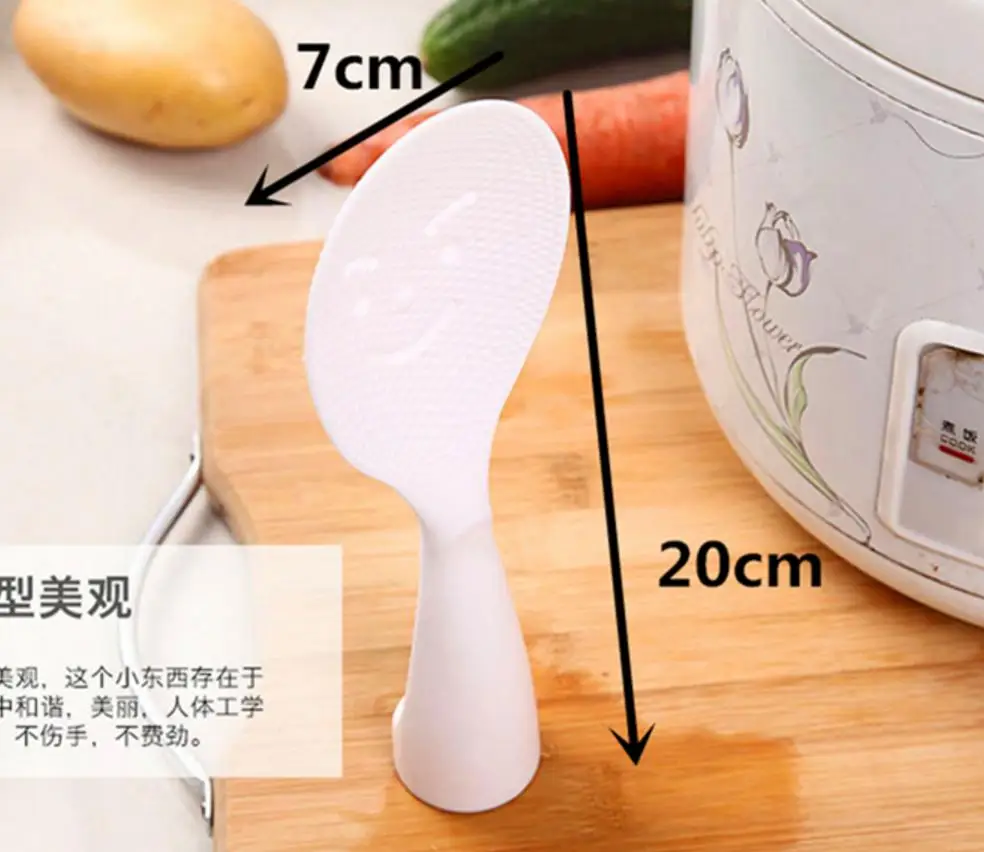 Антипригарная рисовая ложка 2 упаковки пластиковая Лопата для рисоварки риса 9238 |