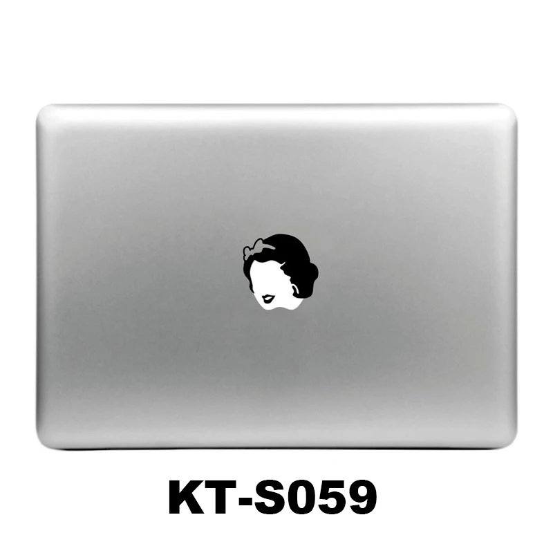 Kocurtop красивый ноутбук наклейка для ноутбука скины для Macbook Air 11 13 Pro 13 15 17 дюймов mac book виниловая ПВХ наклейка - Цвет: KT-S059