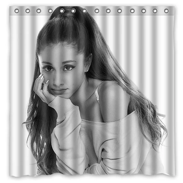 Новая занавеска для ванной Ariana Grande из полиэстера с рисунком водонепроницаемая