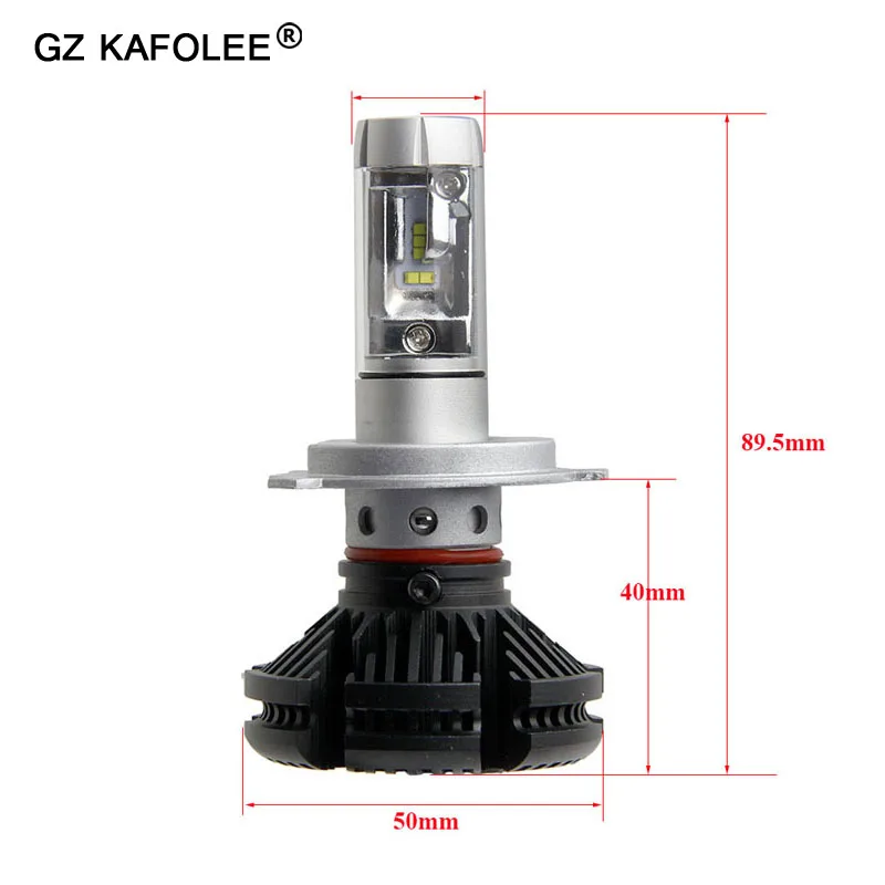 2 шт. led h7 h4 H3 H8 H9 H11 H13 9004 9005 HB3 9006 HB4 9012 50 Вт 6000lm X3 H1 led светодиодные лампы автомобиль противотуманные фары гарантия 24 месяца