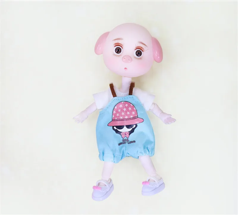 A Мечта фея 1/12 BJD кукла DODO Pigies кукла 15 см мини кукла 26 шарнир тело милый детский подарок игрушка Ангел Кукла-сюрприз, ob11 - Цвет: A
