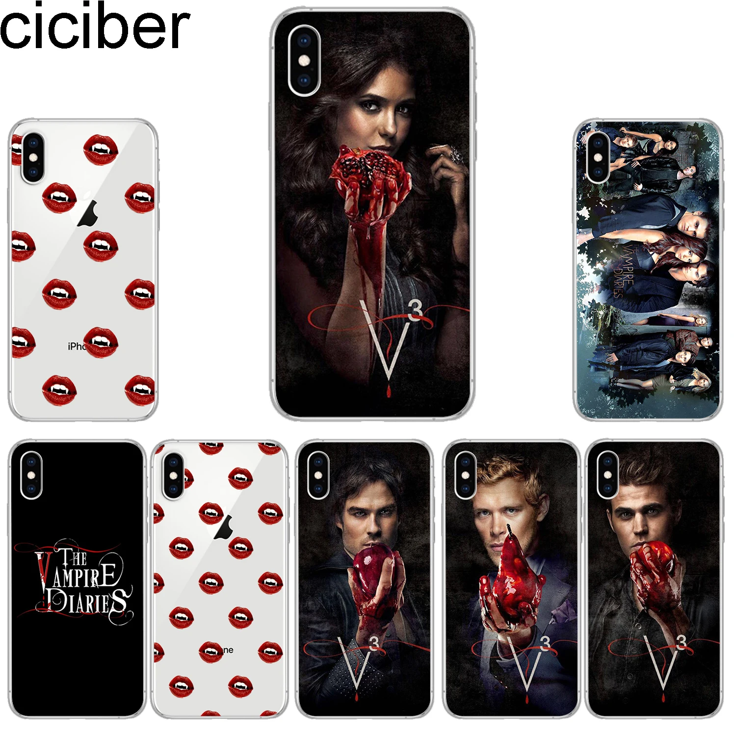 Ciciber чехлы для телефонов IPhone 7 8 6 6s Plus SE 5S X Xs XR XS Max мягкая задняя крышка из ТПУ 11 Pro