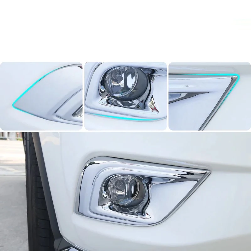

For Nissan Murano 2015 ABS Chrome Car Front & Rear Headlight Fog Lamp Cover Trim Car Styling Accessories