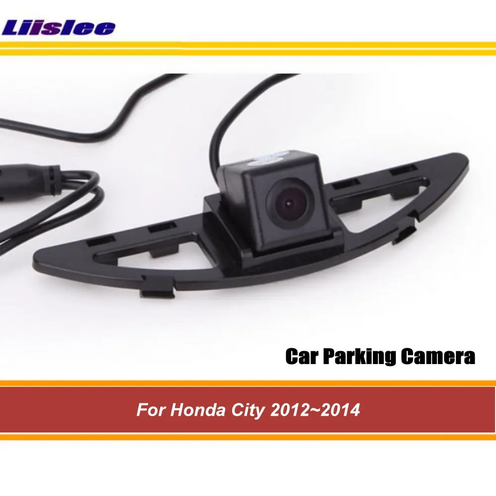 

Заднего хода автомобиля зеркало заднего вида для парковки Камера для Honda City 2012 2013 2014 заднего вида авто Беспроводная hd-видеокамера SONY CCD III CAM