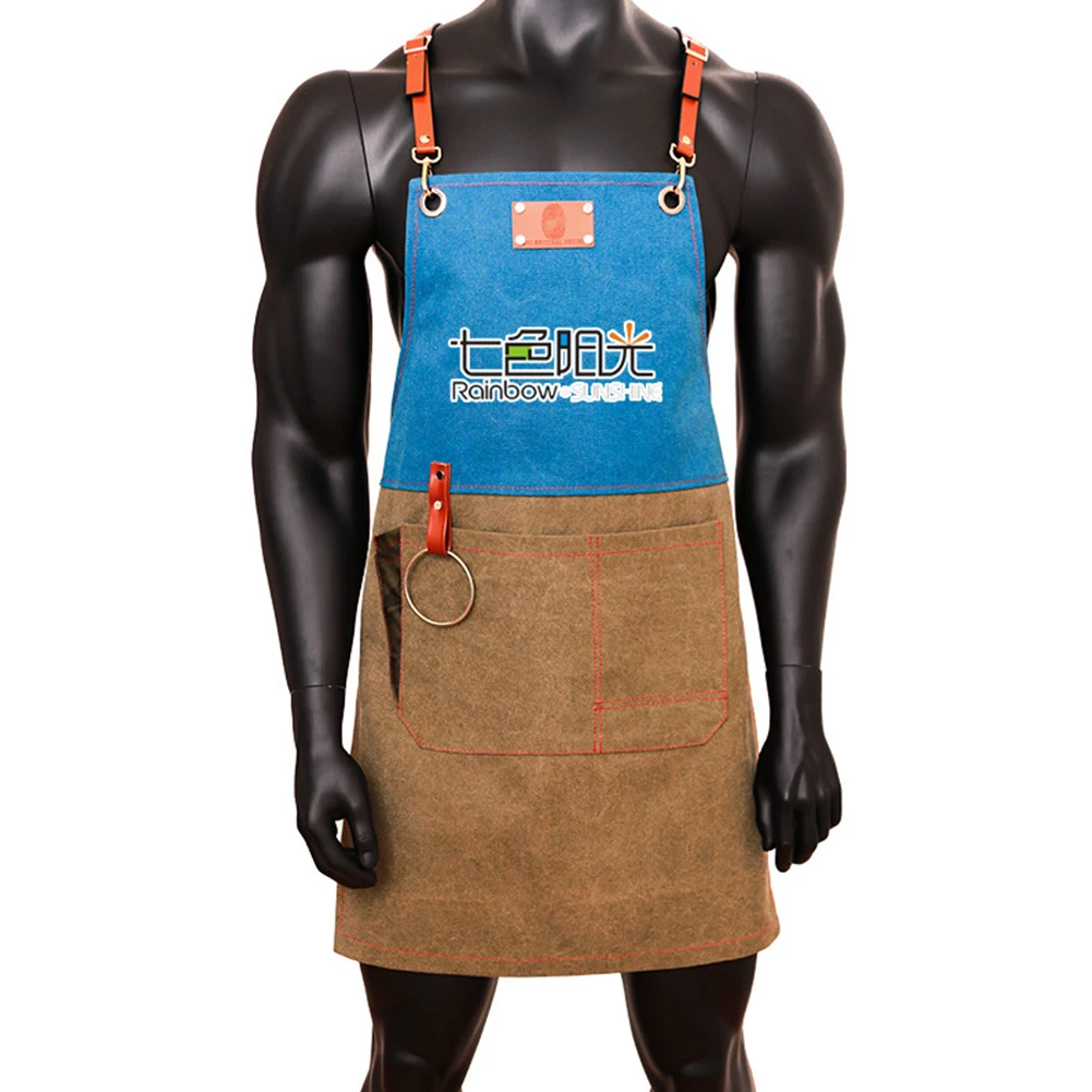 Мужской кухонный фартук официанта для дома практичный Кухонный Фартук из