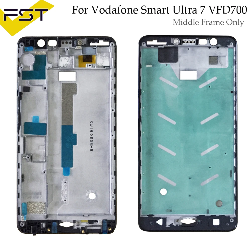 Для Alcatel Vodafone Smart ultra 7 VFD700 VF700 D700 телефон средняя рамка Корпус черный без ЖК