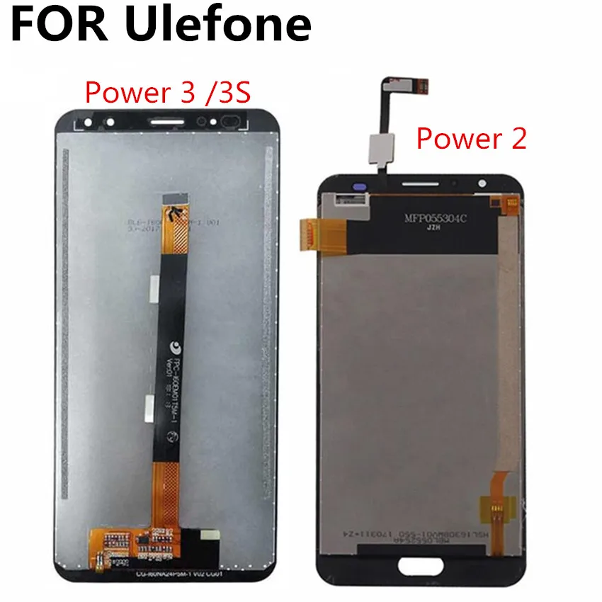 Для Ulefone 3 power 3 s power 2 ЖК-дисплей+ кодирующий преобразователь сенсорного экрана в сборе Замена для Ulefone poder 3 s lcd