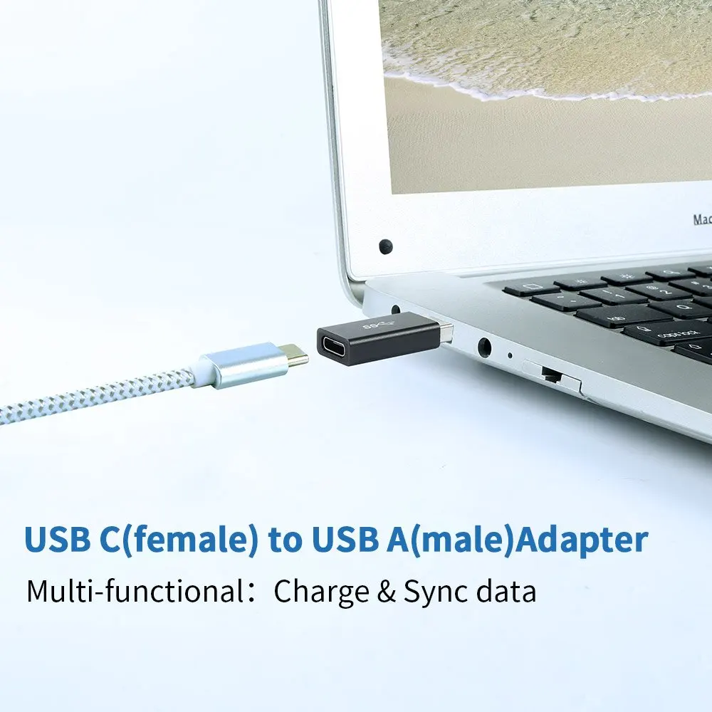 Onvian Mini USB Male to type C Женский OTG адаптер 3 0 Кабельный переходник для Macbook samsung