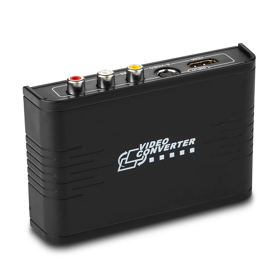 Композитный 3 RCA видео CVBS S к HDMI преобразователь R/L аудио 720P / 1080P HD Upscaler DVD CD HDTV|s-video to