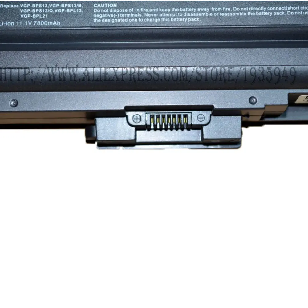 6600mah Аккумулятор для ноутбука SONY VGP-BPS13B VGP-BPS13B/B VGP-BPS13B/Q VGP-BPS21 VGP-BPS21A VGP-BPS21B