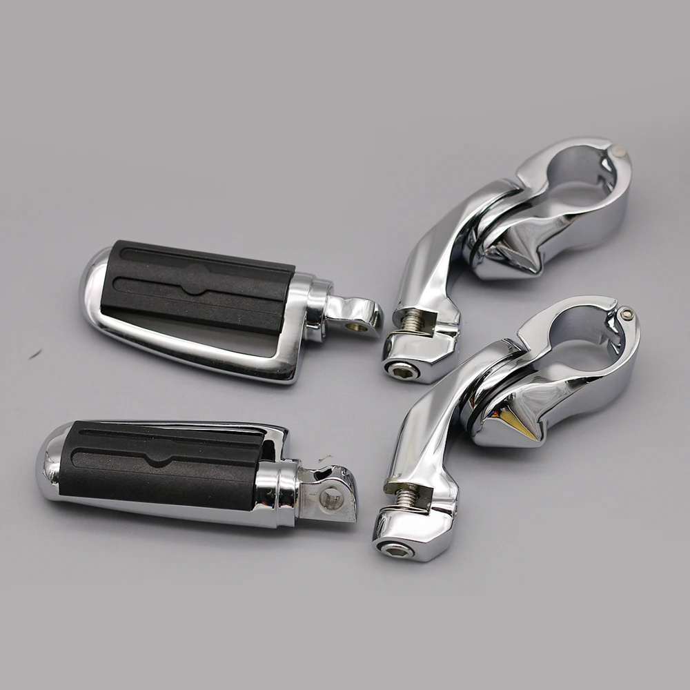 

1.25" 3.2cm Pegs Mount Foot Pegs Footrests For Harley Street Glide Road King Yamaha Kawasaki