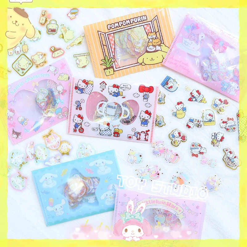 Милый мой Мелодия маленький близнец звезды Cinnamoroll пудинг собака ПВХ Стикер Украшение планировщик дневник Индекс стикер