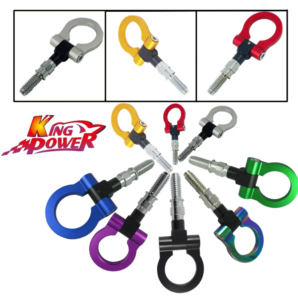 KP Бесплатная доставка универсальный T2 RACING TOW HOOK синий CNC Европейский гоночный