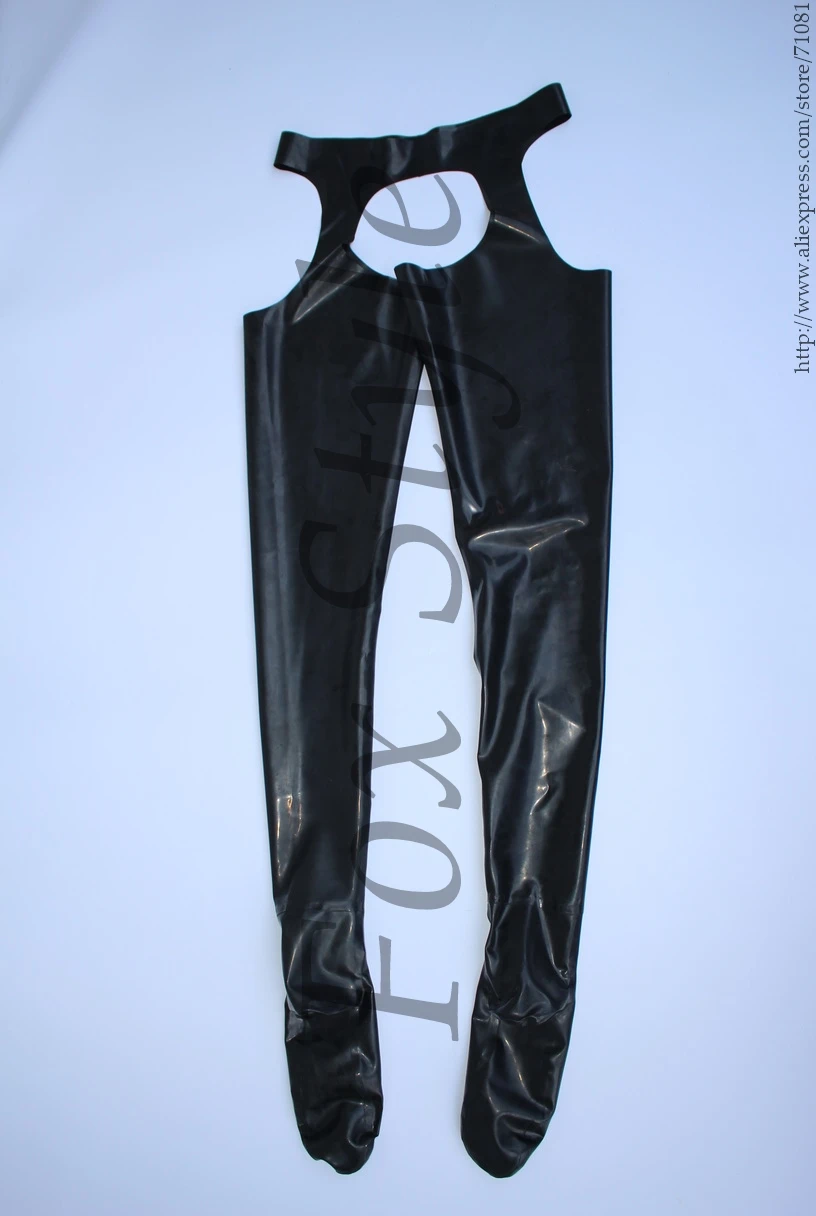 sexy nature rubber latex exotic legging pants(Including gloves)