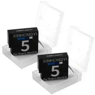 2Battery 1600 мАч hero 7 батарея+ type-C 3 слота коробка для хранения hero 5 зарядное устройство для GoPro hero 7 6 5 Go Pro 7 hero 6 hero 5 Аксессуары для камеры - Цвет: 2Battery