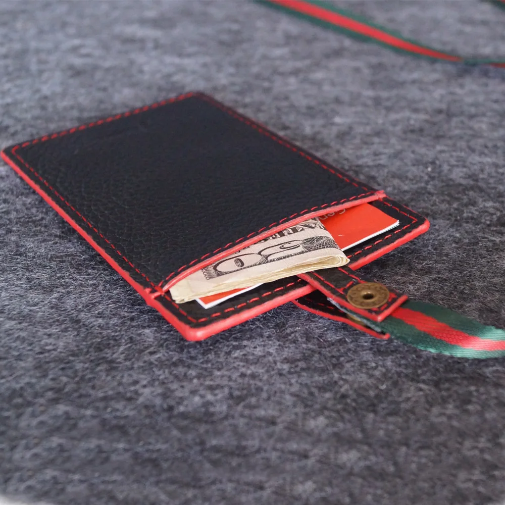 Хит простой модный портативный чехол из натуральной кожи для студенческих