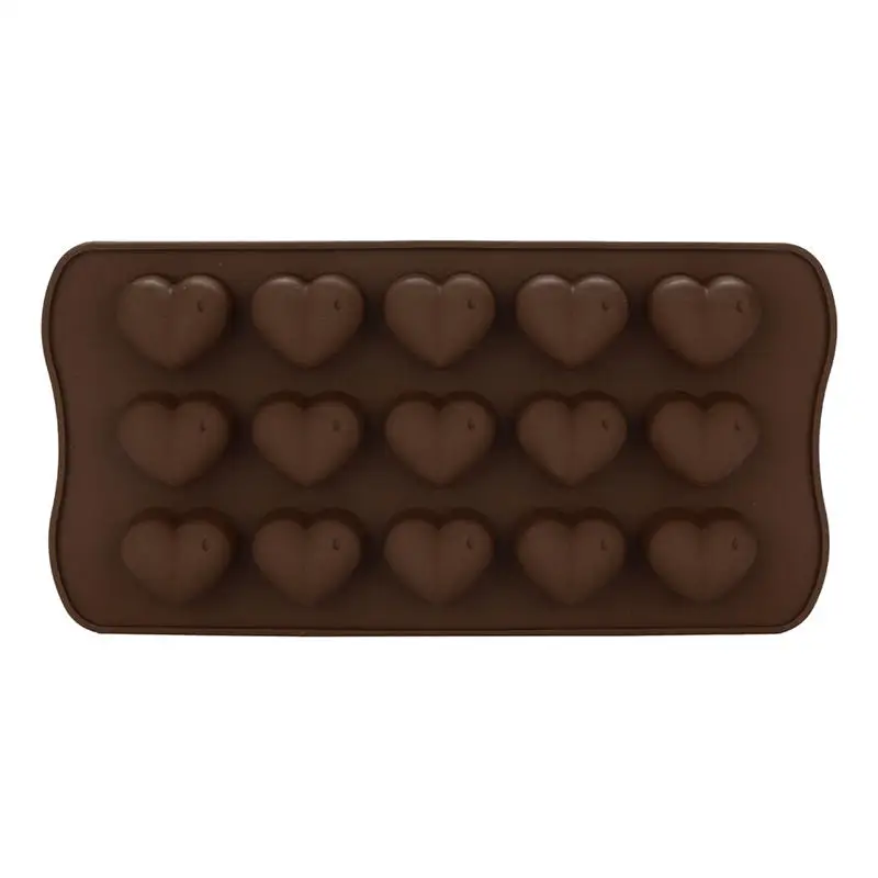 LYQ New 1PC DIY 3D Heart Shaped Cake Mold Non Stick Silicone Chocolate Love Jelly Ice Fondant Sugar Tool @W | Дом и сад