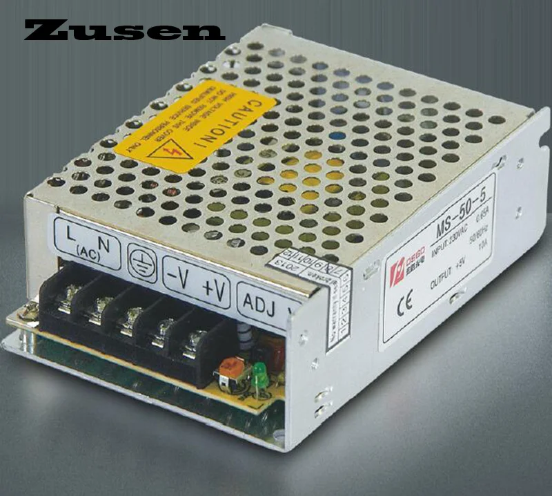 Zusen высокое качество MS 50W 5V 12 В 15 в 24 минимальный размер маленький переключатель