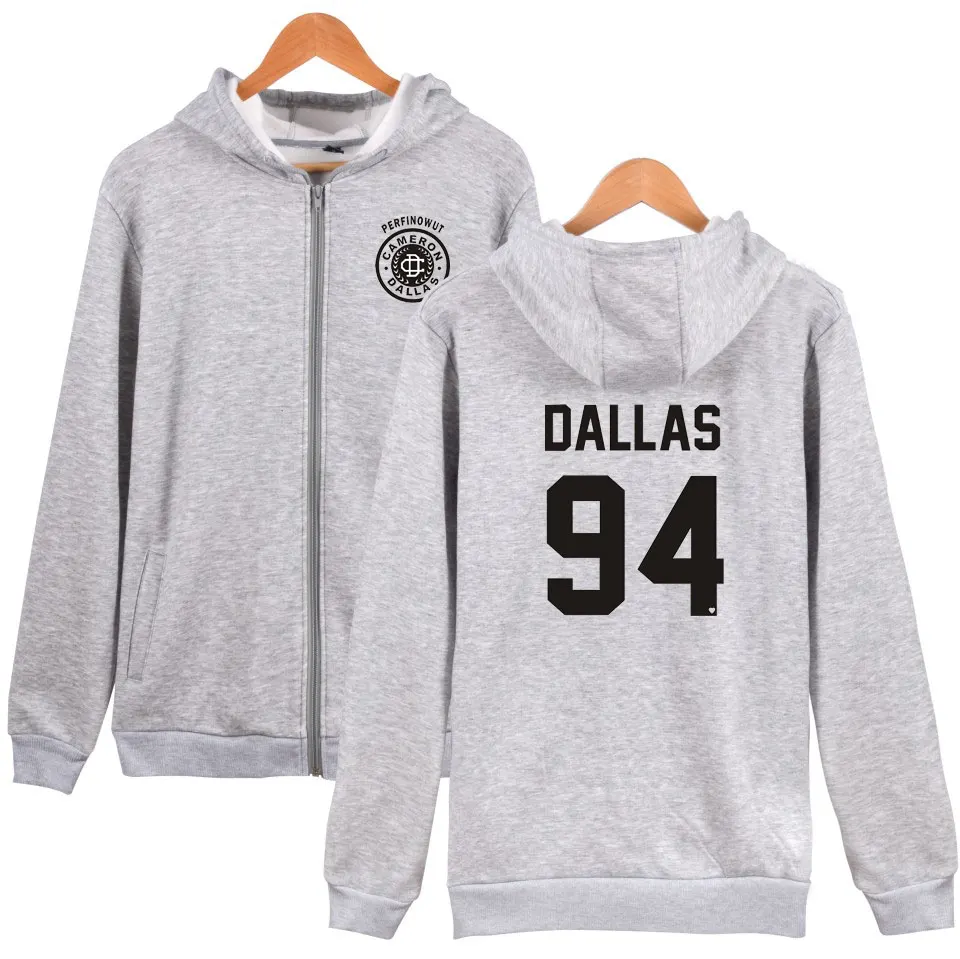 Cameron Dallas New Zip Hoodie Loose Daily Jacket | Женская одежда