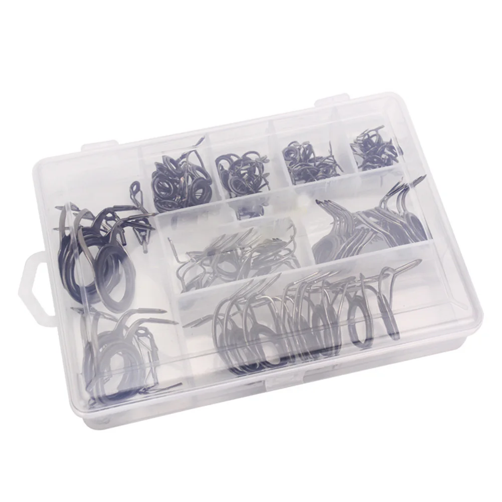 85 шт. смешанные размеры высокоуглеродистой стали легкая сильная линия кольца