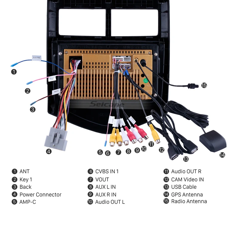 Seicane Android 10.0 RDS IPS Car GPS Multimedia Player For 2010 2011-2013 Chevy Chevrolet AVEO Navi Stereo Support DVR SWC OBDR |