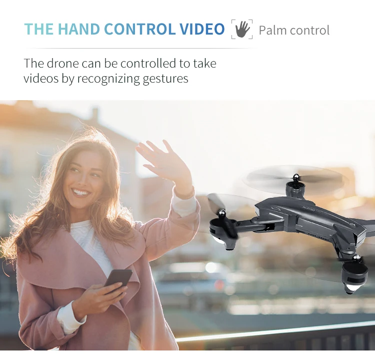 Visuo XS816 RC Drone 4K 1080P Двойная камера WIFI FPV Дроны Съемка жестов Профессиональный селфи Drone VS XS809HW XS809S E58 SG106