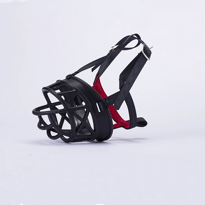 DannyKal Черный Красный Большой собачий Рот Набор Маска для питомца анти разбивание