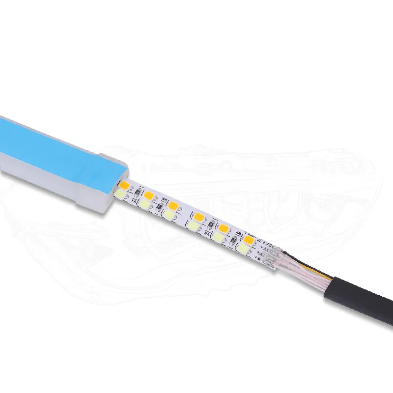 2X 60 см Автомобильная тонкая желтая последовательная Гибкая светодиодная Drl