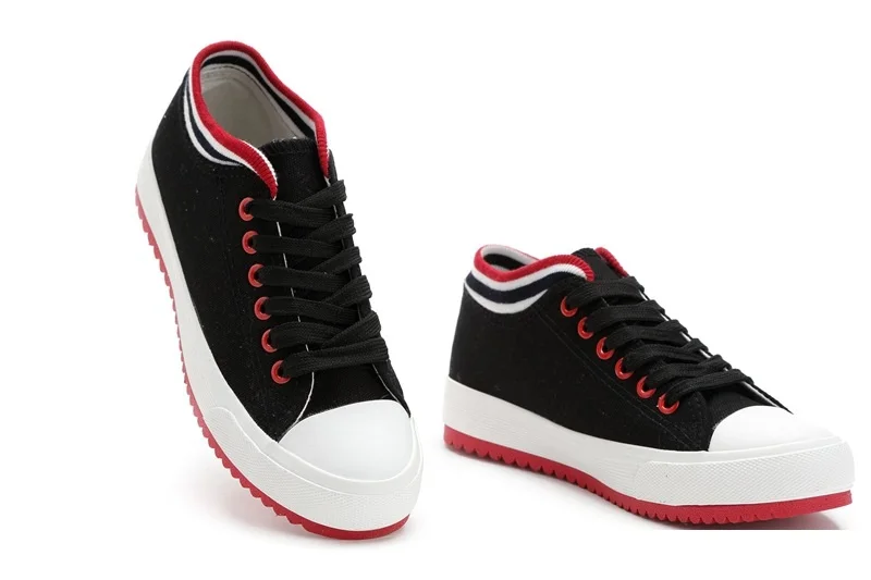 Кеды женские для прогулок Нескользящие холщовые туфли на плоской подошве с