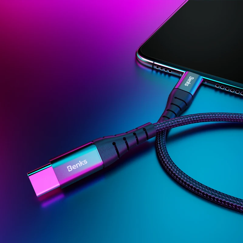 Benks MFi сертифицированный кабель C94 Type C для Apple PD быстрая зарядка данных iPhone Xs/XsMax/Xr/8
