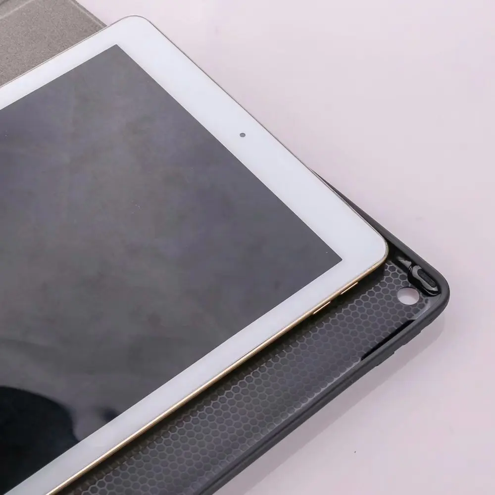 Для iPad Pro 10,5 чехол с карандашом держатель Чехол тонкий тройной стенд Авто Режим сна/Пробуждение умный чехол для iPad 10,5 из искусственной кожи чехол