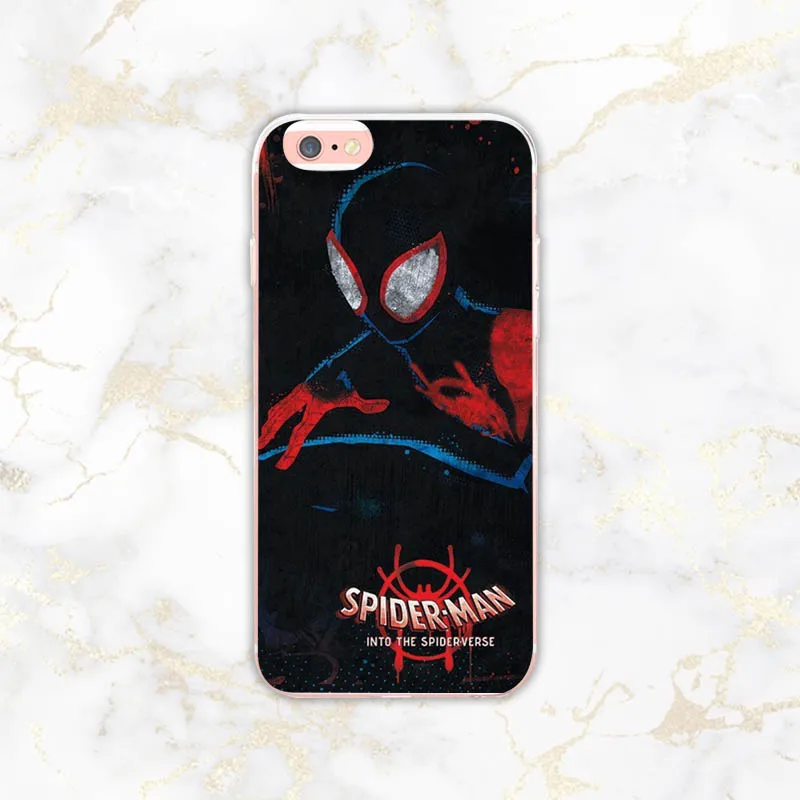Чехол накладка для iphone 6 6S Человек паук В Стиле Человека паука 5 5S SE 6plus 7 7plus 8 Plus 10 X XS