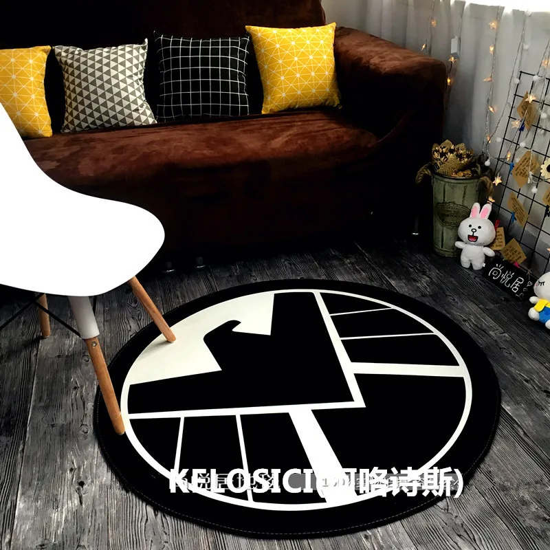 Ковер домашний в Европейском стиле минималистичный ковер черного и белого цвета