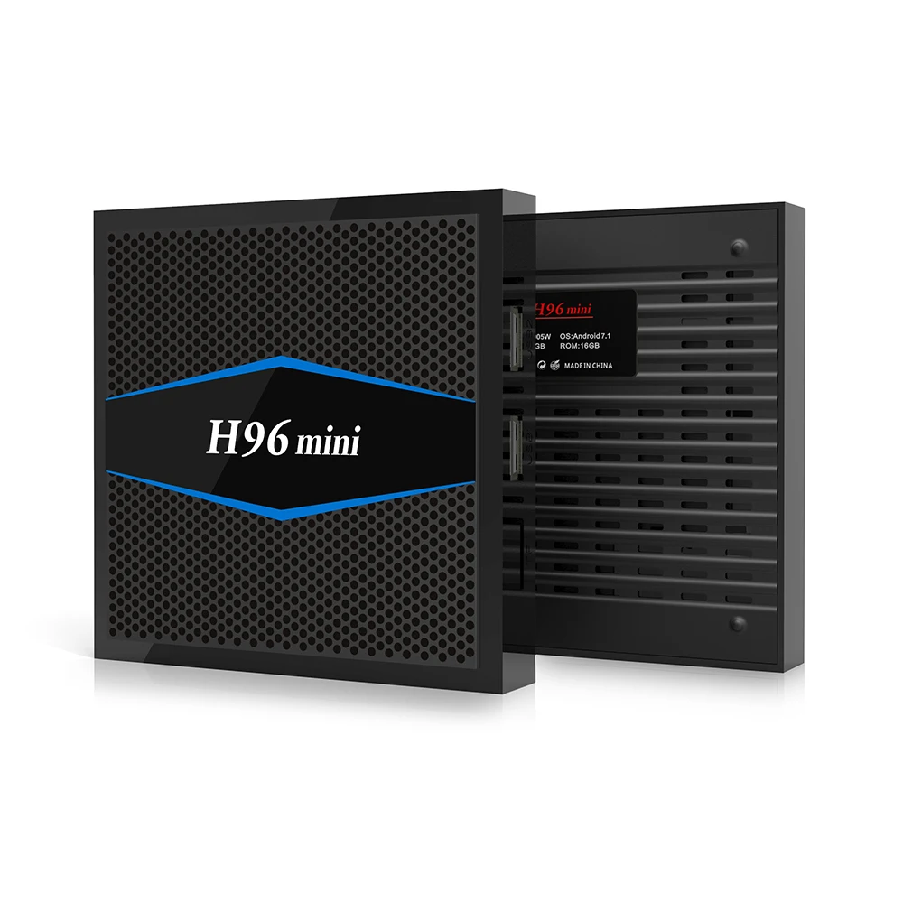 H96 Android 7 1 ТВ Box Мини Amlogic S905W 2 ГБ 16 BT 4 0 г/5 г Двойной Wi Fi H.265 К Smart коробка мини youtube Media