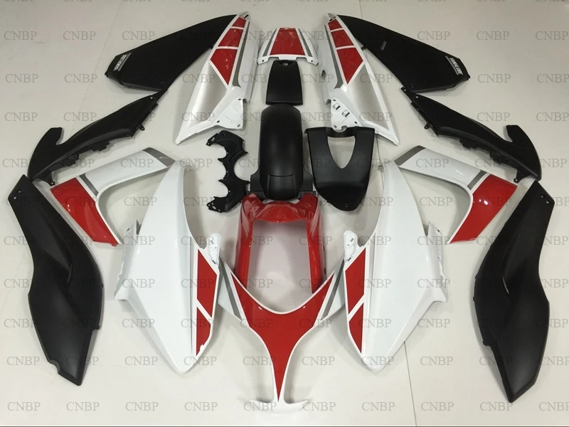 TMAX 500 2008 2012 Обтекатели XP 09 10 Набор для всего тела 2009 Белый красные черные набор