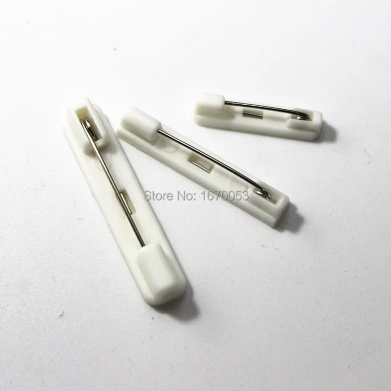 Бейдж с белым нижним штифтом длина 31 мм 1000 шт./лот оптовая цена