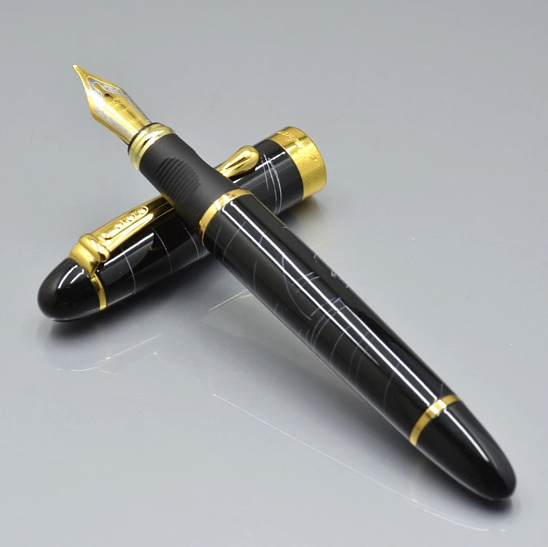 Высокое качество Jinhao X450 22 Цвета авторучки с золотой клип канцелярия Школьные принадлежности М перо Письма чернилами подарки