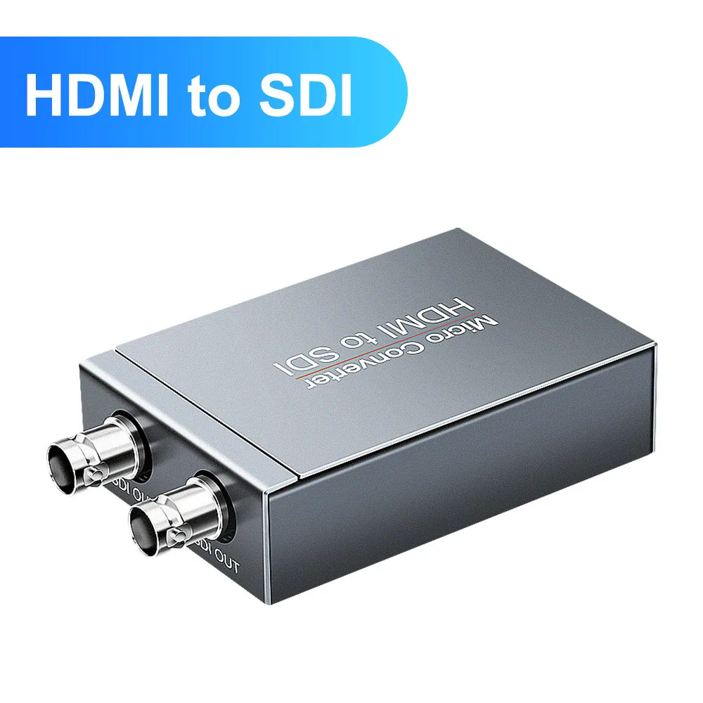 HDMI to SDI HDMI к SDI конвертер аудио видео SDI к HDMI адаптер 3g SDI* 2 дисплей 1080p с usb питания HDMI коммутатор для PS3/4 Smart box - Цвет: HDMI to SDI