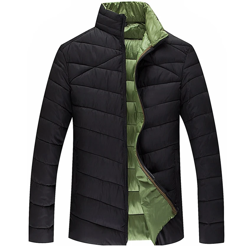 Мужская куртка и пальто большого размера Зимняя парка синего красного черного