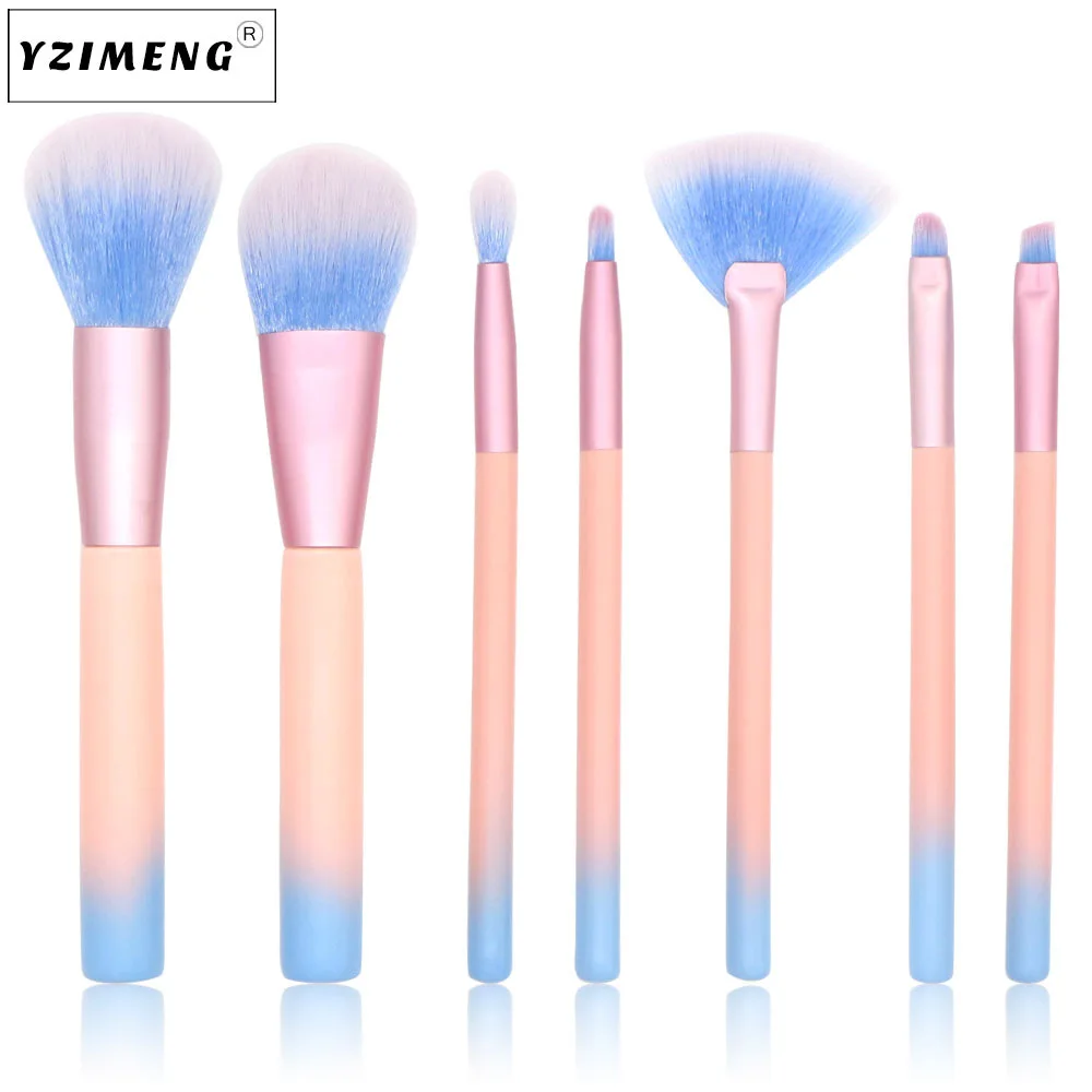 Новинка модель высокого качества 7 шт. лица кисти makup кисть для век бровей фонд