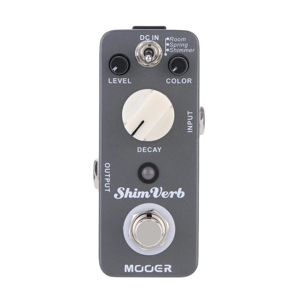 

Mooer Shim Verb Micro Mini Digital Reverb Effect Pedal for Electric Guitar True Bypass