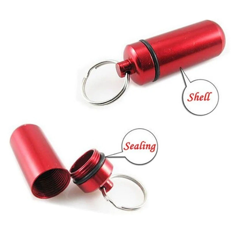 3 шт. водонепроницаемых алюминиевых медицинских бутылок буферный контейнер для